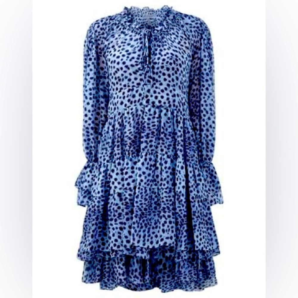 ERMANNO SCERVINO SILK MID-LENGTH DRESS